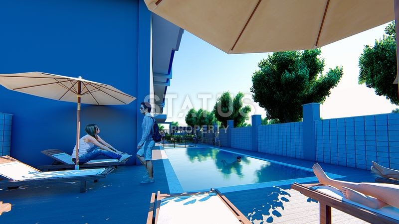 Apartments 1+1 and 2+1 in a complex at the excavation stage in Mahmutlar. фото 8